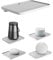 Wall Mount Shelf Holder for Google WiFi Fit for TP-Link Deco /Eero/Nest WiFi System Compatible with Smart Speaker Mount Bracket for Echo Devices/Homepod Mini/Sonos (White)