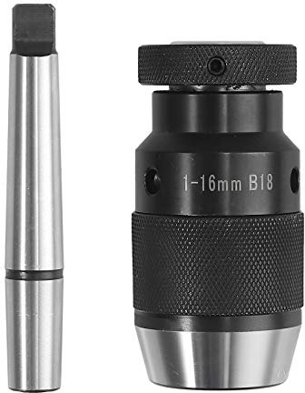 Bohaner MT2-B18 Mandrino autoserrante senza chiave per tornio, autoserrante kit mandrino per trapano accurato