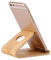Support de Téléphone Portable en Bambou pour Bureau Support de Téléphone en Bois Universel, Support de Téléphone Portable en Bois Support de Tablette pour Bureau, pour Tablettes et Téléphones