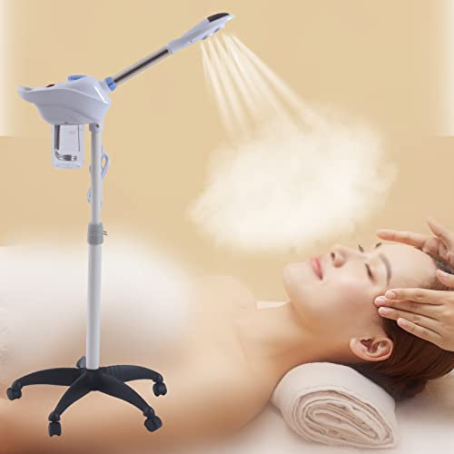 Vapozon Aroma Ozon Bedampfer Steamer Gesichtsdampfer Gesichtssauna 360° Drehbare Dampfgerät Verdampfer Spa für Spa Salon Kosmetikstudio Zuhause