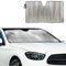 PAWARSO Sonnenschutz Auto Frontscheibe, Faltbar UV-Schutz Sonnenschirm Schutz 150 * 80CM, Silber, Funktional, Windschutzscheibe Sonnenschutz, Auto, Van, SUV, LKW