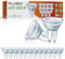 ALUSSO GU10 Led Warmweiss 2700K 12er Pack, 5W 550lm Classic GU10 Lampe, Ersetzt 70W Halogen Leuchtmittel, Abstrahlwinkel 36° Spot, Nicht Dimmbar Reflektorlampen