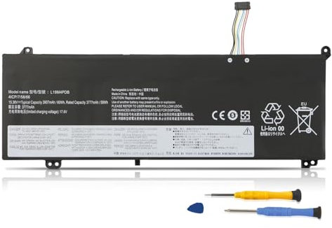 K KYUER 60Wh L19C4PDB L19M4PDB Laptop Akku für Lenovo ThinkBook 14s Yoga ITL 20WE ThinkBook 14 15 G2 G3 G4 Gen 2 3 4 ITL Are ACL ABA IAP Series 20WE0023GE 20WE006PFR 5B10Z21201 5B10Z21209 SB10Z21205