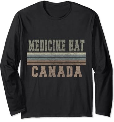 Retro Medizin Hut Kanada Langarmshirt