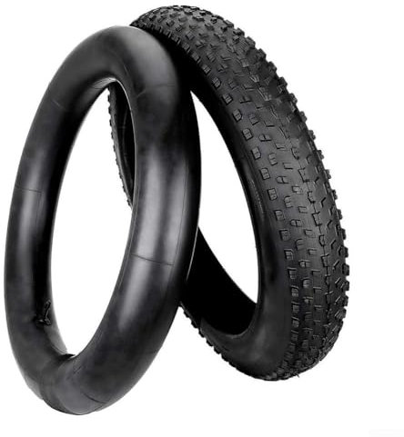 Für Mountainbike, Schneefahrrad und E-Bike, 50,8 x 10,2 cm, 0/4 9 Zoll, aus Gummimaterial, geeignet für verschiedene Fahrräder (Schlauch + Reifen)