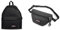 EASTPAK PADDED PAK'R Rucksack, 96 cm, 92 L, Black (Schwarz) & SPRINGER Gürteltasche, 129 cm, 125 L, Black (Schwarz)