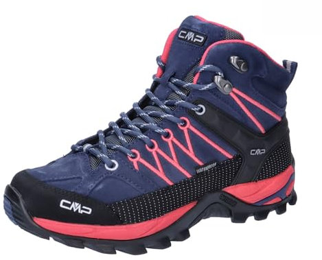 CMP Damen Rigel Mid High Rise Wanderschuhe, Blauer Hibiskus, 41 EU