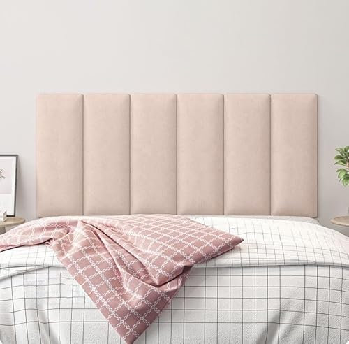 NEPHRA Wandpaneele Gepolstert, Wandkissen Selbstklebend, Peel und Stick Headboard für Schlafzimmer Dekoration Wohnzimmer Dekoration Wanddekoration (Farbe : D, Größe : 160cm)