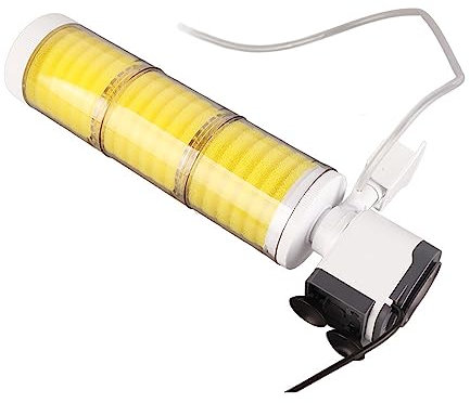 3 in 1 Aquarium Sauerstoffpumpe Filter Belüftung Zirkulationswerkzeuge für Süßwasser/Salzwasserfische geeignet für Marine Aquarien (WP-3300B)