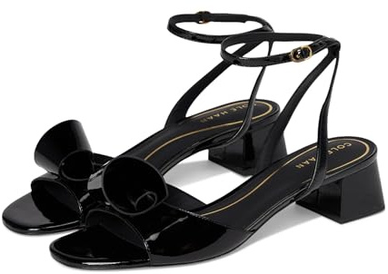 Cole Haan womens Florette Block Heel, Black Patent Leather, 7.5 UK