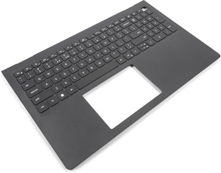 Dell Vostro 15-3510/3250/3530-Series Palmrest & US/INT ENGLISH Backlit Keyboard - 088YX6 (R9J0G) - Black (Renewed)