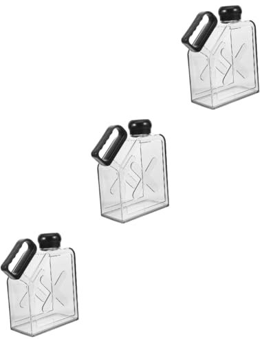 Kisangel 3 Botellas De Agua Deportivas Portátiles Termos Vasos Lavaderos Botellas De Agua Botellas Planas Soporte para Teléfono para Gimnasio Taza De Viaje Plana Reutilizable