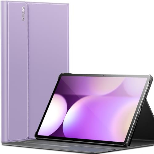 INFILAND Étui de protection pour tablette Samsung Galaxy Tab S10 FE+ 13,1 2025 (SM-X620/X626B), ultra fin, en cuir PU, avec support pour stylo S, fonction support et mise en veille/réveil automatique