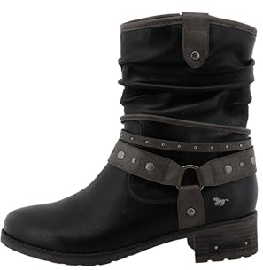 MUSTANG Damen Stiefeletten Fabienne | Erwachsene KlassischeStiefeletten | 15M0062003 | Weite G | Reißverschluss