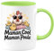 quotedazur Mug Maman cool maman poule - Vert/Céramique