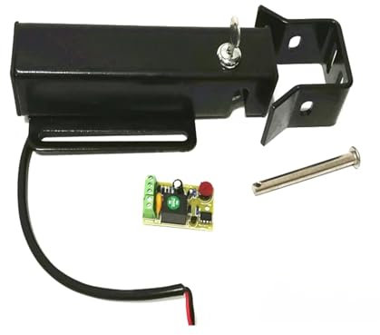 EDEDE Motor Puerta Corredera, Cerradura de abridor de Puerta eléctrica de 12v for abridor de Puerta abatible, actuadores lineales, Montaje Horizontal Compatible con Motor Mighty Mule Aleko