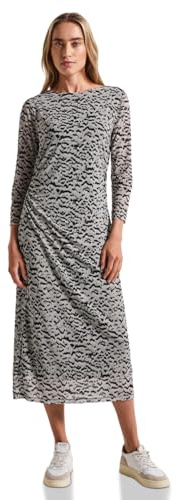 Street One Damen Gemustertes Mesh-Kleid