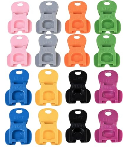 16 PCS Abrelatas De Anillo Y Protectores De Bebidas, Abridor De Pestañas Fácil Y Hermético, Ideal Para Latas De Refresco Y Cerveza, Diseño Colorido Para Viajes, Fiestas Y Camping(8 Colores)