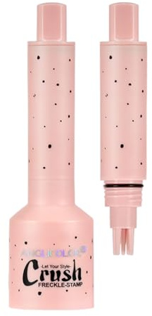 QOCUILC Penna per lentiggini liquida in micropolvere strumento di trucco per enne lentiggini naturali realistiche con speciale spugna per il trucco,