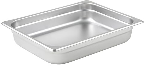 steam pan, 24 Gauge Anti-Jamming Half x 2-1/2