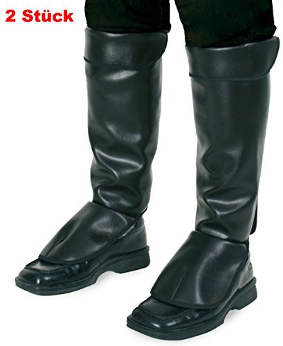 FASCHING 56593 Gamaschen Lederoptik Stiefel-Stulpen NEU/OVP