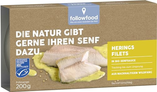 Followfish Heringsfilets in Bio-Senfsauce 1 x 200g