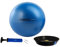ATC Handels GmbH Pezzi Gymnastikball MAXAFE - Set - inkl. Ballschale + Pumpe 65cm blau