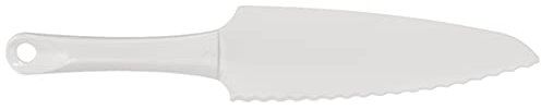 Zenker Couteau à Tarte, 29 cm, ustensile de Cuisine Pratique en Plastique, ustensile de Cuisine pour Couper, soulever et Servir des gâteaux, Doux pour Toutes Les Surfaces, Couleur : Blanc