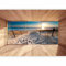 Papier peint panoramique paysage 350x256 cm - Revêtement décoration - Illusion de bois mer paysage moderne plage espace texture fond vue depuis la fenêtre lever du soleil c-C-0067-a-b