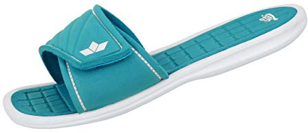Lico Damen Malediven Badeschuhe, Türkis Weiß, 36 EU