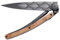 deejo Leichtgewichtsmesser, Black Tattoo Japanese Dragon Taschenmesser, Blau (Wacholder 1) - Blau (Wacholder 1)