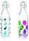 Ibili - Bouteille Décorée, 1 L, Verre, Réutilisable, Modèle Aléatoire