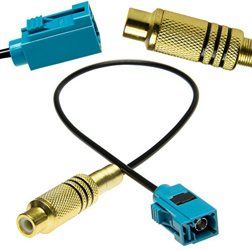 Adapter Universe Cinch Fakra Adapter Cable Car RCA Video Backup Camera for Mercedes Comand PCM 2.1 / PCM 3.0 / NTG2.5 / NTG4 & Ford Blaupunkt NX