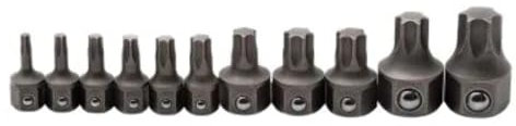 GearWrench 11 Pc. Torx Insert Bit Set for 6 & 12 Pt. Wrenches - 81560