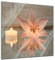 Bilderdepot24 Glasbild - Lilie und Kerze - 30 x 30 cm - Deko Glas - Wandbild aus Glas - Bild auf Glas - moderne Glasbilder - Glasfoto - Echtglas - kein Acryl - Handmade