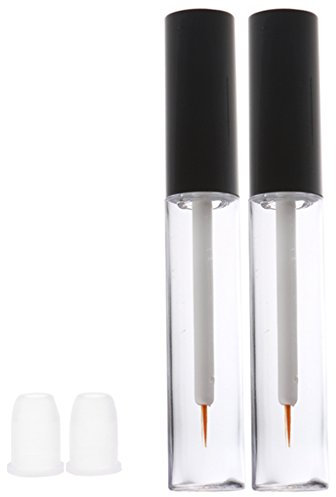 (2 Packung) 10ml leer Mascara Tube Nachfüllbare Fläschchen leere Flasche, Container mit Bürstchen