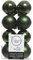 Zeus 16 Weihnachtskugeln PVC 40mm (Grün/Piniengrün) Weihnachtsbaumkugeln Weihnachtsdeko Kugeln Bruchsicher//16 Weihnachtskugeln Bruchsicher Color Grün Kiefer