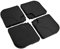 Outsunny Set 4pz Base per Ombrellone da Giardino in Plastica 50 × 50 × 7.5cm