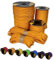EdcX Paracord 4mm, 35+ Colori Solidi (10m, 15m, 30m, 50m, 100m, 300m) | Corda 100% nylon 4 mm| Corda Tattica 550 Tipo III (Orange Yellow, 15 m)