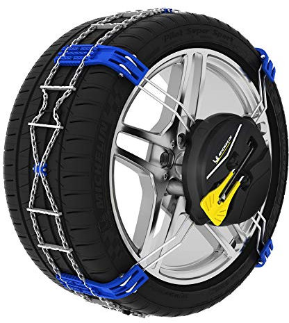 MICHELIN FAST GRIP Schneekette 120 | Mit Schnell-Befestigungssystem | Reifen Schneeketten | 2 Stück
