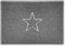 Nicoman Star Shape Embossed Entrance Door Mat Non Slip Dirt Trapper PVC Spaghetti Mat with Rubber Base, Jet Washable Quick Drying Doormat Drainage Outdoor Use Only - (Large, Grey, 90 x 60cm)