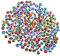 SUPVOX 100 Pcs 12MM Cabochons Verre Yeux Dragon Multicolores Pour Bijoux Diy, Boutons-Pression Interchangeables Pour Bracelets, Artisanat Et DéCoration
