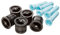 Rain Bird Regen Vogel 3,6 m bis 4,5 m, verstellbar 5-Pack schwarz