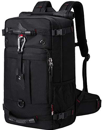 KAKA Travel Backpack, Carry On Backpack Durable Convertible Duffle Bag Fit for 15.6 Inch Laptop for Men and Women(Medium 35L)