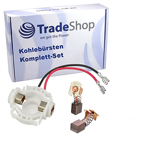 Kohlebürsten-Halter für Makita Geradschleifer BGD800, BGD801 ersetzt CB430, 638448-2, 638921-2, 643954-4 / inkl. 2 Motorkohlen