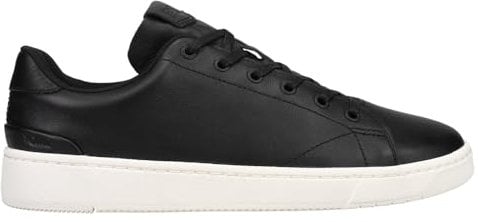 TOMS Men's TRVL LITE 2.0 Low Sneaker, Black Leather, 9 UK