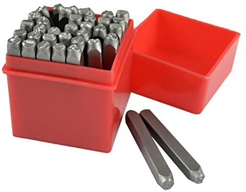 OC-PRO Metallstanze - Stanzset, 36 Stück, 5 mm, Schwarz