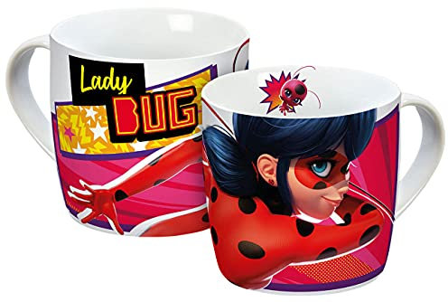 Tasse Miraculous Ladybug move 250ml, Rot/Schwarz