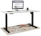 KRIEG HighDesk SMART Höhenverstellbarer Schreibtisch 120 x 80 cm I Schwarz + Grau - Elektrischer Sitz- & Stehtisch mit Tischplatte - Stehschreibtisch Elektrisch Höhenverstellbar