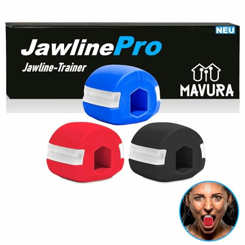 JawlinePro Kiefertrainer Jawline Trainer Kiefer Training Jaw Line, (Trainer Gesichtsstraffer), Gesichtsmuskeltrainer Gesichtsmuskulatur Trainer Kieferformer